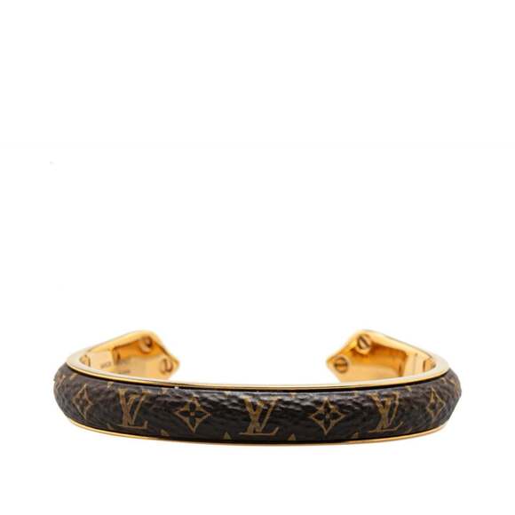 LOUIS VUITTON Brown Monogram Bracelet